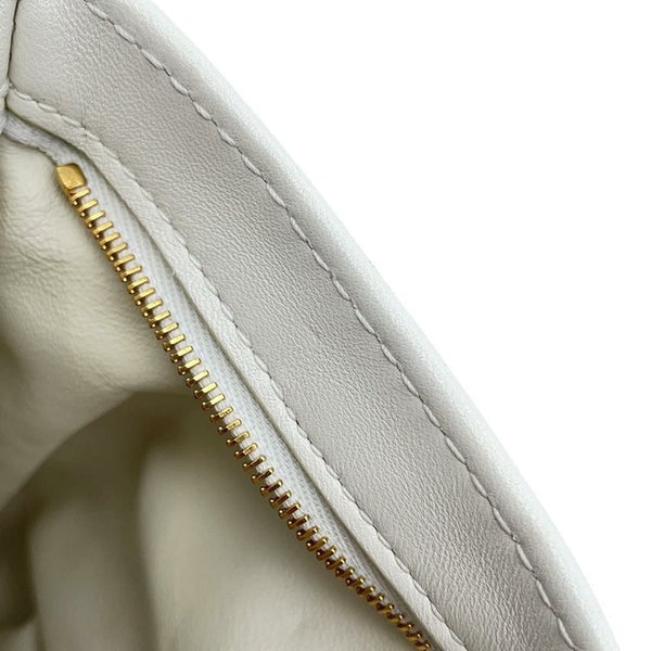 ボッテガヴェネタ ハンドバッグ イントレチャート ツイスト レザー BOTTEGA VENETA バッグ 白