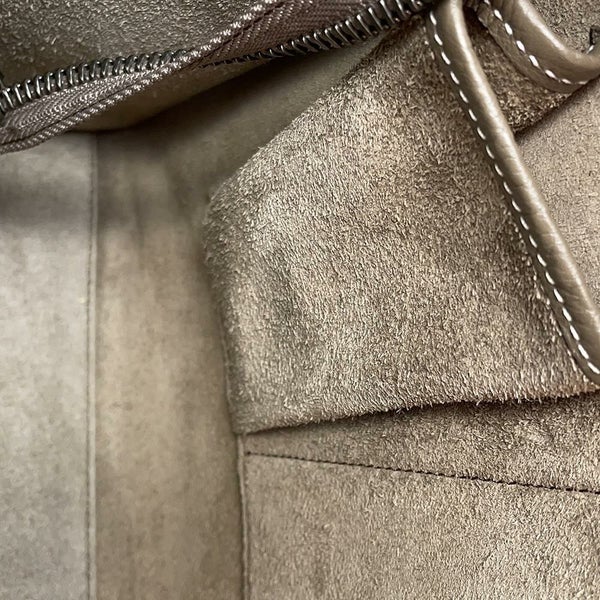 セリーヌ ハンドバッグ ラゲージ マイクロショッパー レザー 189793  CELINE バッグ グレージュ