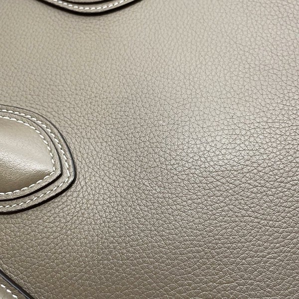 セリーヌ ハンドバッグ ラゲージ マイクロショッパー レザー 189793  CELINE バッグ グレージュ