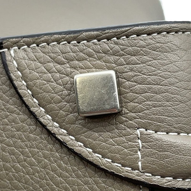 セリーヌ ハンドバッグ ラゲージ マイクロショッパー レザー 189793  CELINE バッグ グレージュ