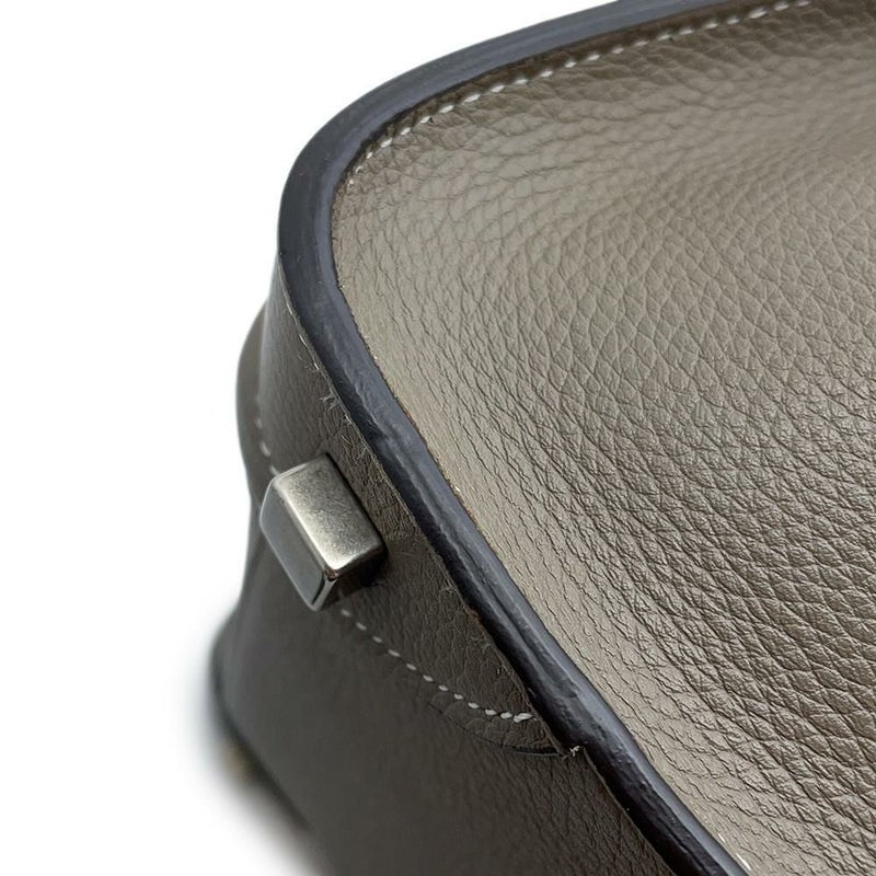 セリーヌ ハンドバッグ ラゲージ マイクロショッパー レザー 189793  CELINE バッグ グレージュ