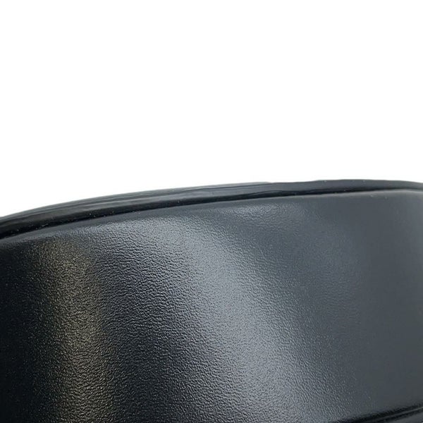 セリーヌ ショルダーバッグ キュイルトリオンフ オーバル レザー 10I70 3DPQ CELINE ポシェット  黒