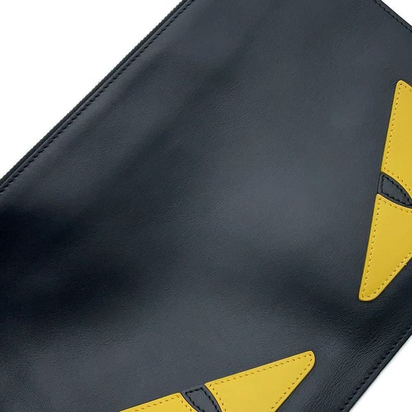 フェンディ クラッチバッグ モンスター バグズ 7N0078 FENDI セカンドバッグ 黒