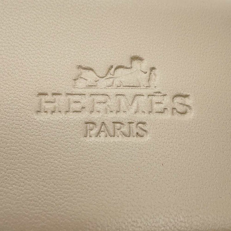 エルメス サンダル エズ30 EZE シェーヴル・ヴェロア コルク レディースサイズ37 HERMES 靴 ウェッジソール Hロゴ