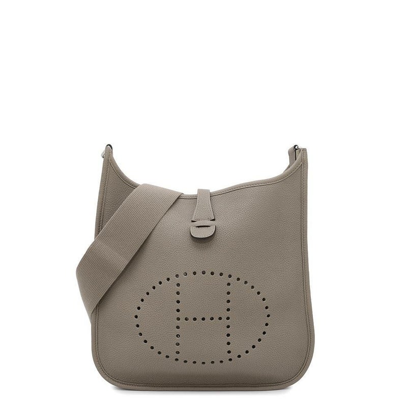 エルメス ショルダーバッグ エブリン3 PM グリアスファルト/シルバー金具 トリヨンモーリス C刻印 HERMES Evelyne