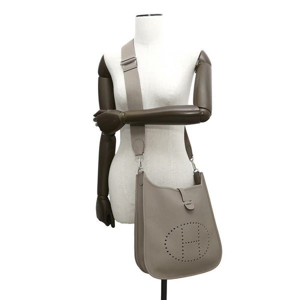 エルメス ショルダーバッグ エブリン3 PM グリアスファルト/シルバー金具 トリヨンモーリス C刻印 HERMES Evelyne