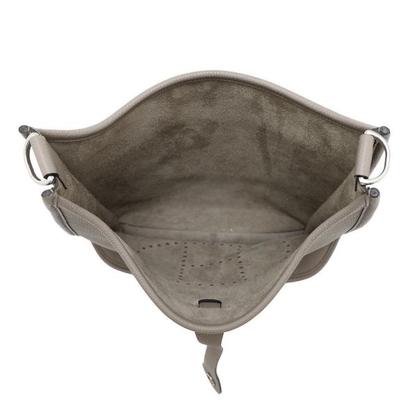 エルメス ショルダーバッグ エブリン3 PM グリアスファルト/シルバー金具 トリヨンモーリス C刻印 HERMES Evelyne