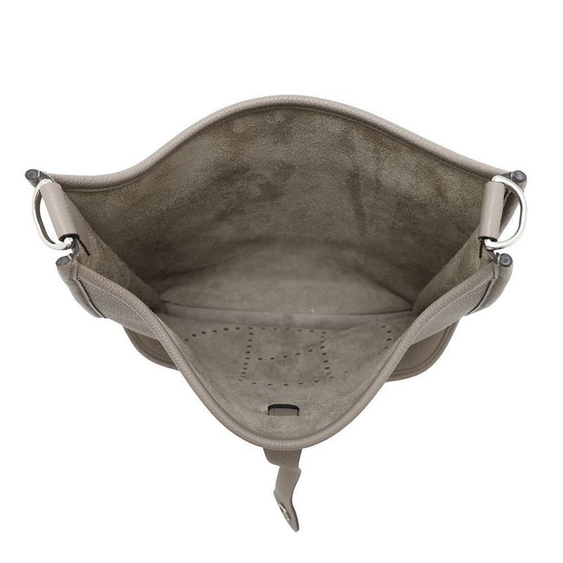 エルメス ショルダーバッグ エブリン3 PM グリアスファルト/シルバー金具 トリヨンモーリス C刻印 HERMES Evelyne