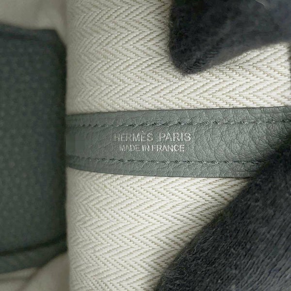 エルメス トートバッグ ネオ・ガーデン 23 ガーデンパーティ ヴェールアマンド/シルバー金具 ネゴンダ K刻印