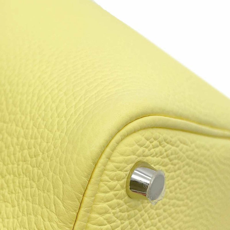 エルメス ハンドバッグ ピコタンロックPM リモンチェッロ/シルバー金具 トリヨンクレマンス B刻印