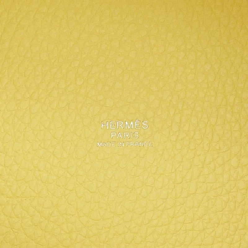 エルメス ハンドバッグ ピコタンロックPM リモンチェッロ/シルバー金具 トリヨンクレマンス B刻印