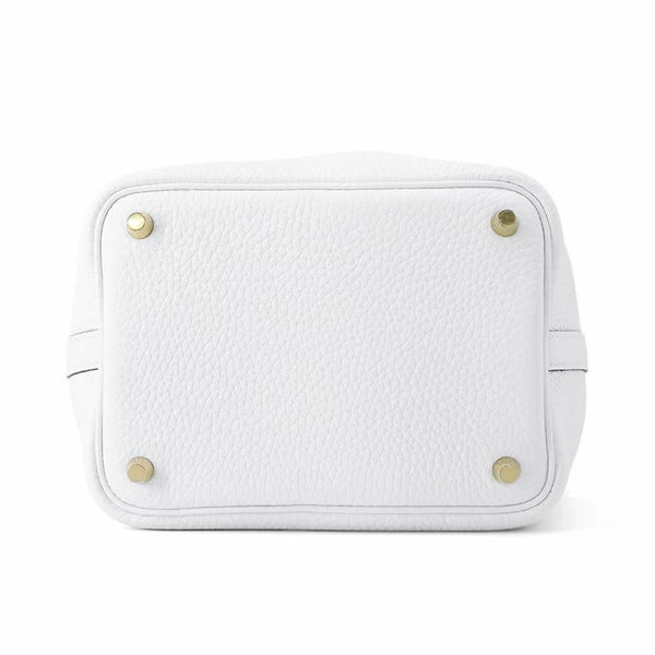 エルメス ピコタンロックPM エクラ ニューホワイト/セサミ/ゴールド金具 トリヨンクレマンス/スイフト K刻印 白