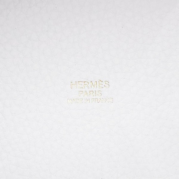 エルメス ピコタンロックPM エクラ ニューホワイト/セサミ/ゴールド金具 トリヨンクレマンス/スイフト K刻印 白