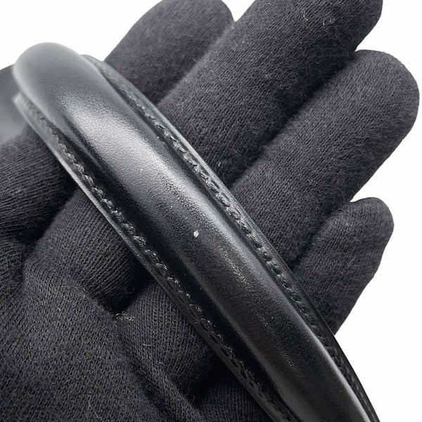 エルメス ハンドバッグ ケリー28 外縫い ブラック/ゴールド金具 ボックスカーフ □C刻印 HERMES Kelly 2wayバッグ 黒