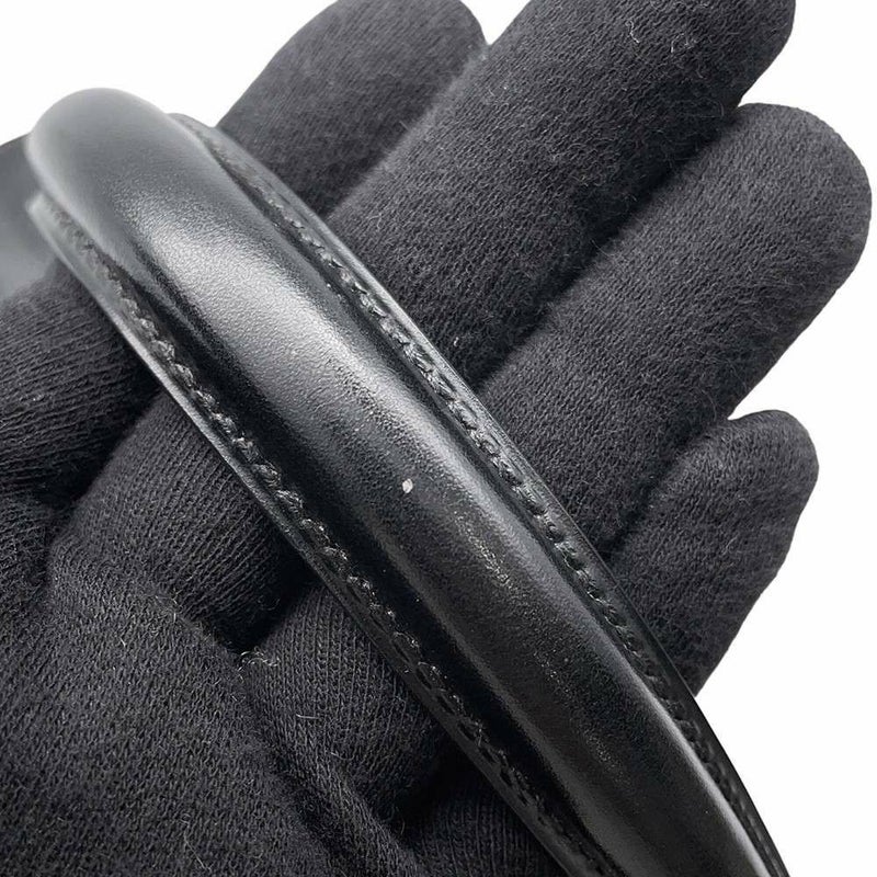 エルメス ハンドバッグ ケリー28 外縫い ブラック/ゴールド金具 ボックスカーフ □C刻印 HERMES Kelly 2wayバッグ 黒