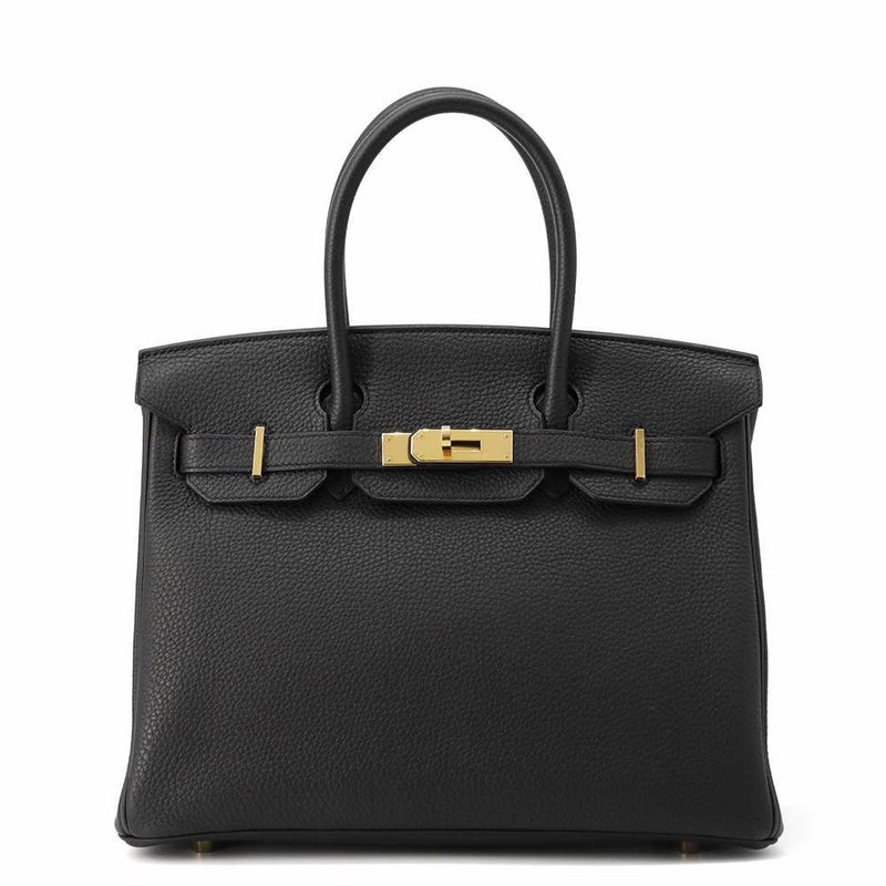 エルメス バーキン30 ブラック/ゴールド金具 トゴ Y刻印 HERMES Birkin ハンドバッグ 黒