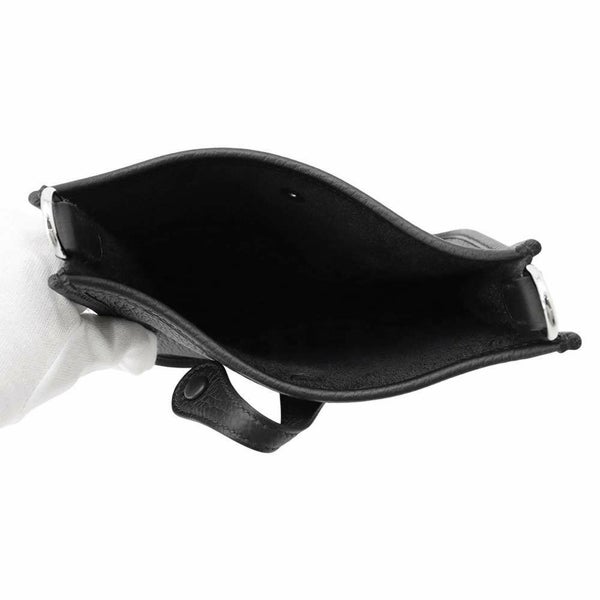 エルメス ショルダーバッグ エブリンTPM ブラック/シルバー金具 トリヨンクレマンス K刻印 黒
