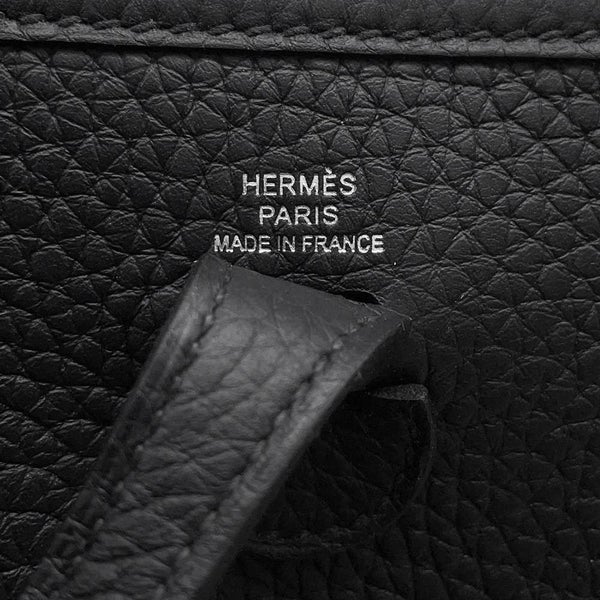 エルメス ショルダーバッグ エブリンTPM ブラック/シルバー金具 トリヨンクレマンス K刻印 黒