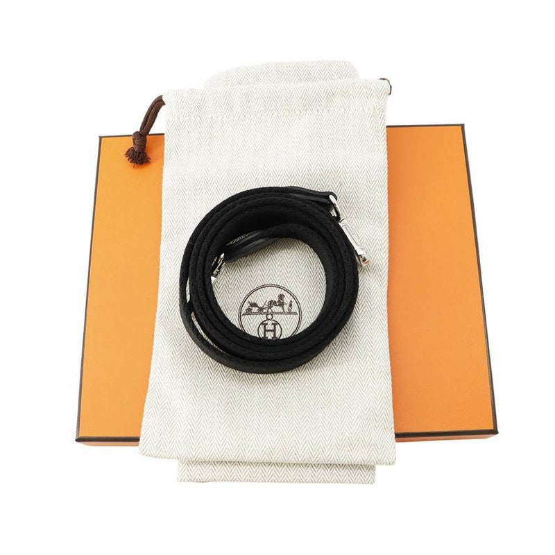 エルメス ショルダーバッグ エブリンTPM ブラック/シルバー金具 トリヨンクレマンス K刻印 黒