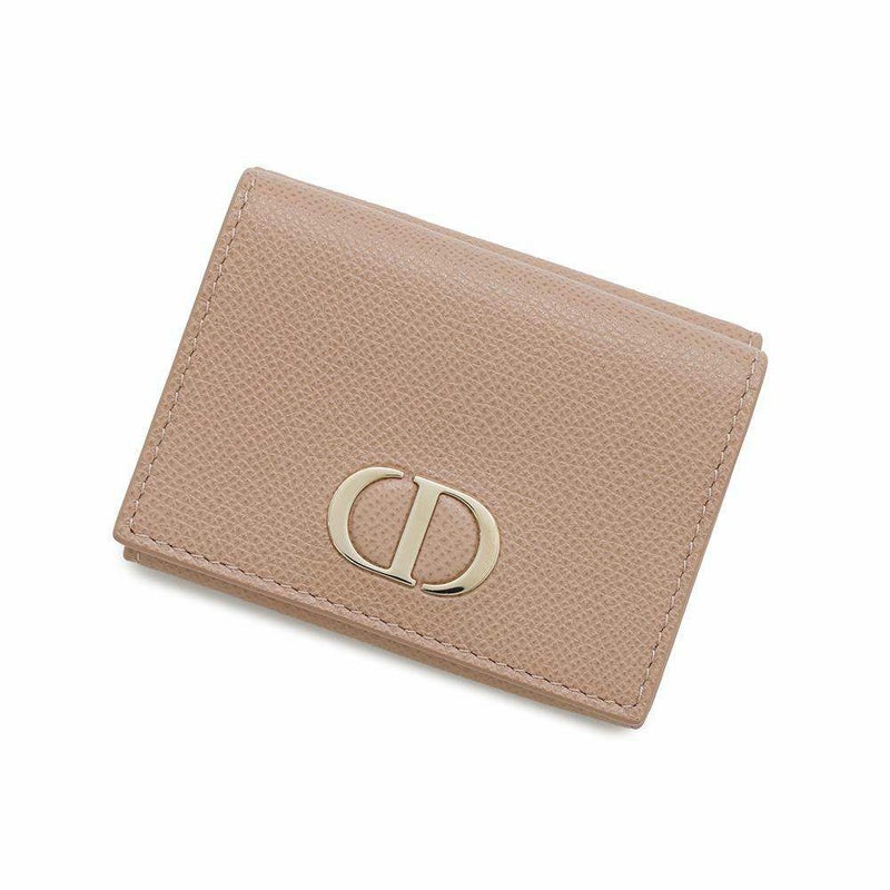 クリスチャン・ディオール 三つ折り財布 30 モンテーニュ ロータスウォレット レザー S2084OBAE  Christian Dior 財布