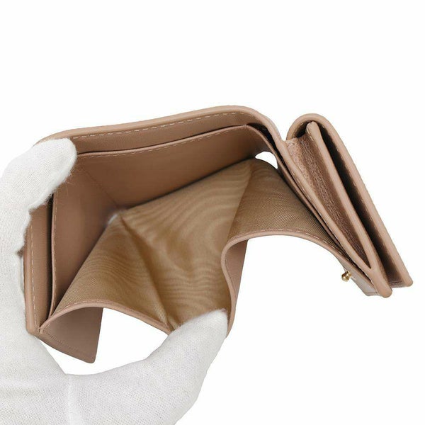 クリスチャン・ディオール 三つ折り財布 30 モンテーニュ ロータスウォレット レザー S2084OBAE  Christian Dior 財布