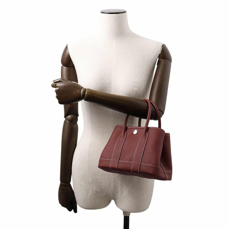 エルメス トートバッグ ネオ・ガーデン 23 ガーデンパーティ ルージュアッシュ/シルバー金具 ネゴンダ W刻印