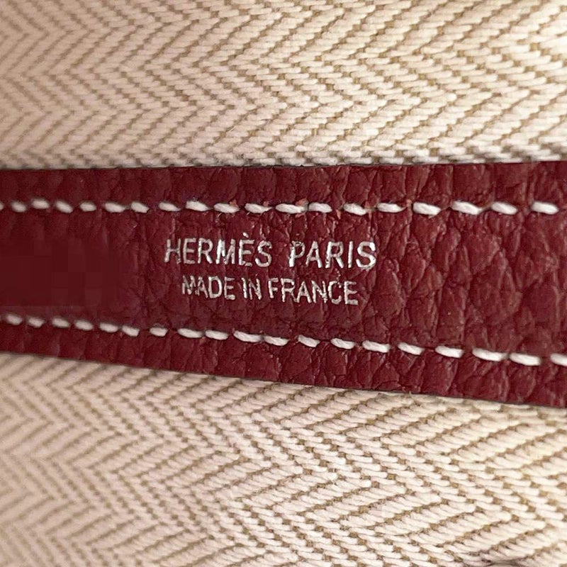 エルメス トートバッグ ネオ・ガーデン 23 ガーデンパーティ ルージュアッシュ/シルバー金具 ネゴンダ W刻印