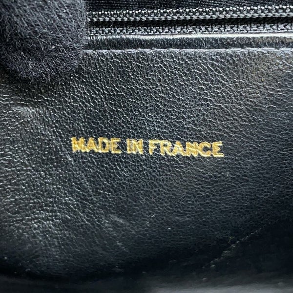 シャネル チェーントートバッグ マトラッセ ココマークターンロック キャビアスキン CHANEL 黒