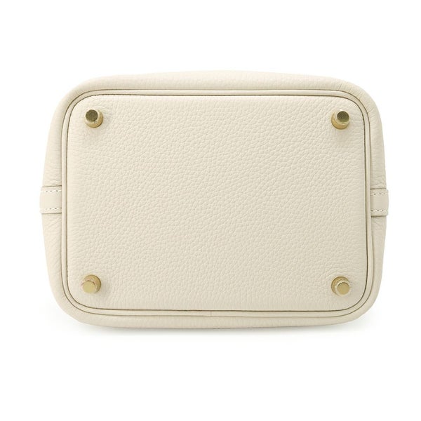 エルメス ハンドバッグ ピコタンロックPM クレ/ゴールド金具 トリヨンクレマンス K刻印 HERMES