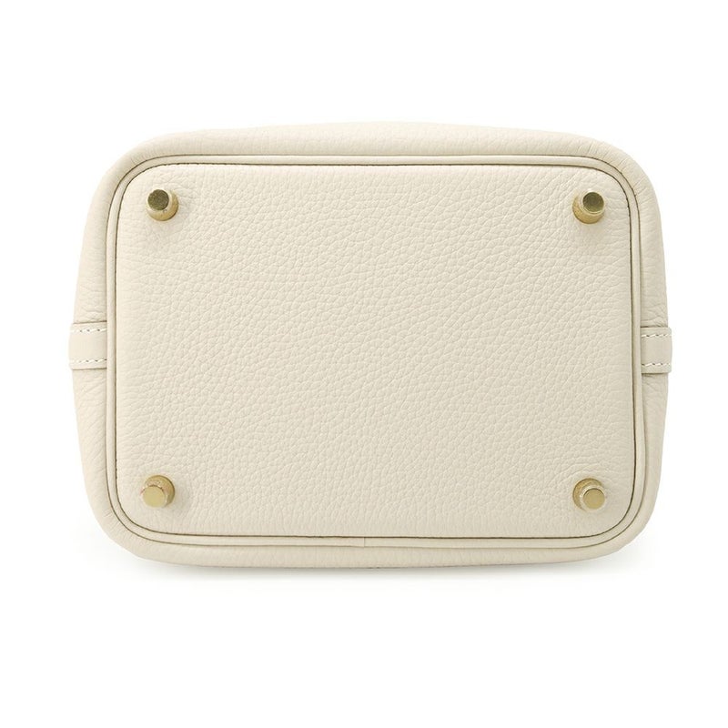 エルメス ハンドバッグ ピコタンロックPM クレ/ゴールド金具 トリヨンクレマンス K刻印 HERMES