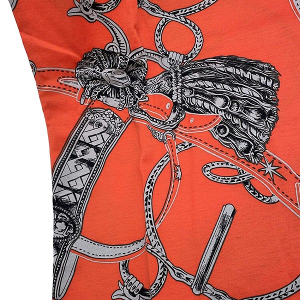 エルメス Ｔシャツ 総柄 コットン レディースサイズ38 HERMES アパレル