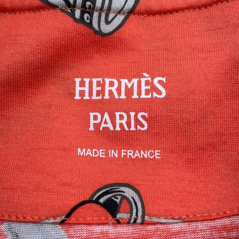 エルメス Tシャツ 総柄 コットン レディースサイズ38 HERMES アパレル