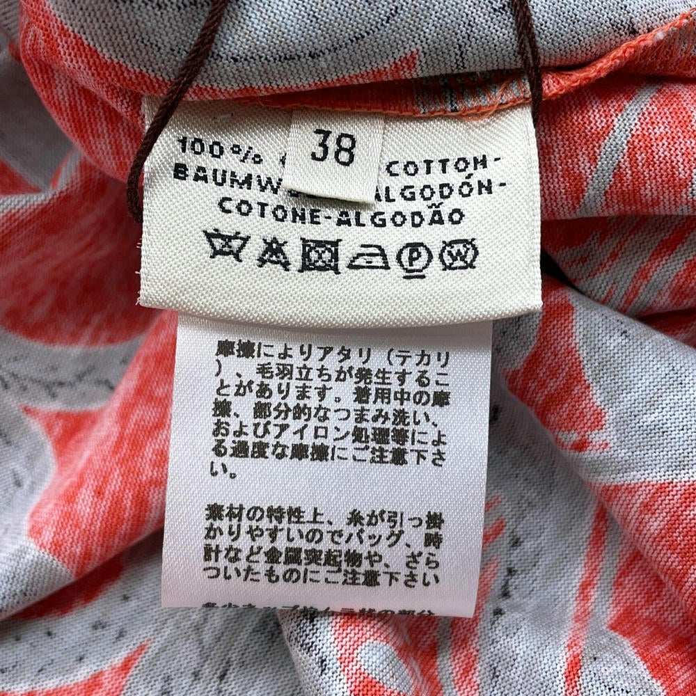エルメス Tシャツ 総柄 コットン レディースサイズ38 HERMES アパレル