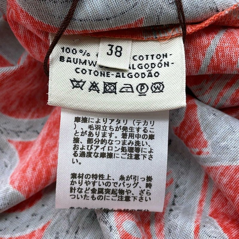 エルメス Ｔシャツ 総柄 コットン レディースサイズ38 HERMES アパレル