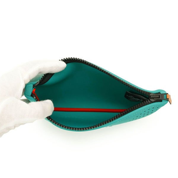 エルメス ポーチ ネオバン・ゼン・オ・ソレイユ PM コルヴェール/ブラック金具 HERMES 小物入れ