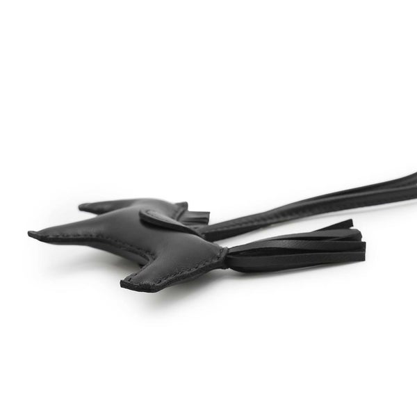 エルメス バッグチャーム ロデオ PM ブラック ラムスキン U刻印 HERMES ソーブラック