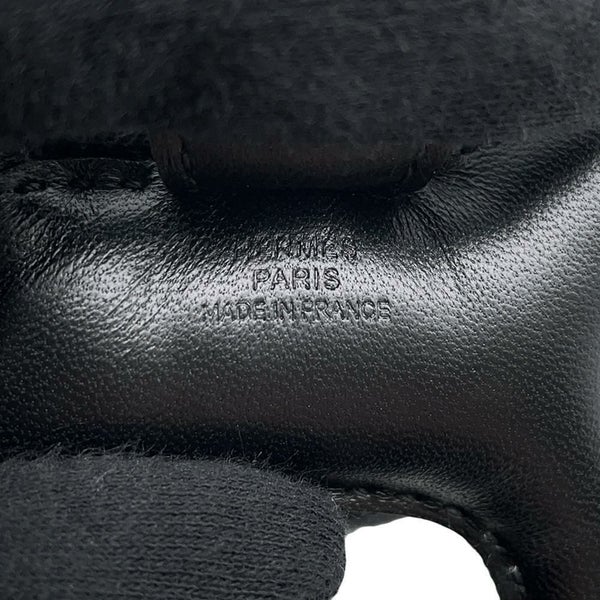 エルメス バッグチャーム ロデオ PM ブラック ラムスキン U刻印 HERMES ソーブラック