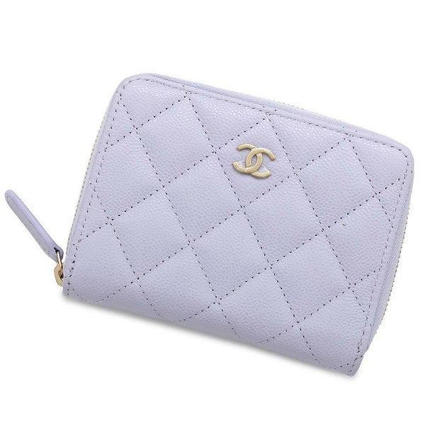 シャネル 二つ折り財布 マトラッセ スモールウォレット ココマーク キャビアスキン AP4652 CHANEL 財布