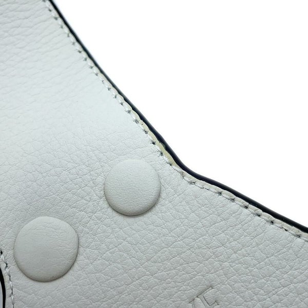 ロエベ ショルダーストラップ ハンドモチーフ レザー ビジュー LOEWE バッグストラップ 白