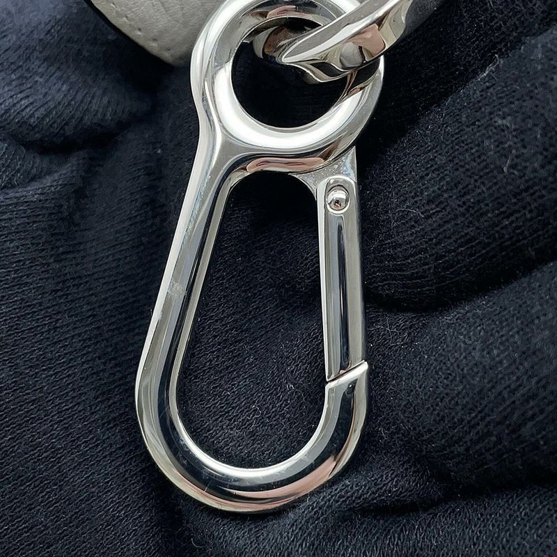 ロエベ ショルダーストラップ ハンドモチーフ レザー ビジュー LOEWE バッグストラップ 白