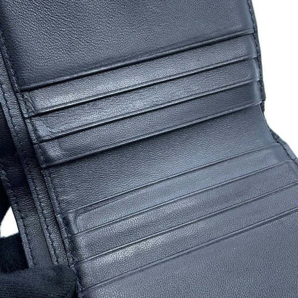 クリスチャン・ディオール 二つ折り財布 レディディオール カナージュ ラムスキン Christian Dior