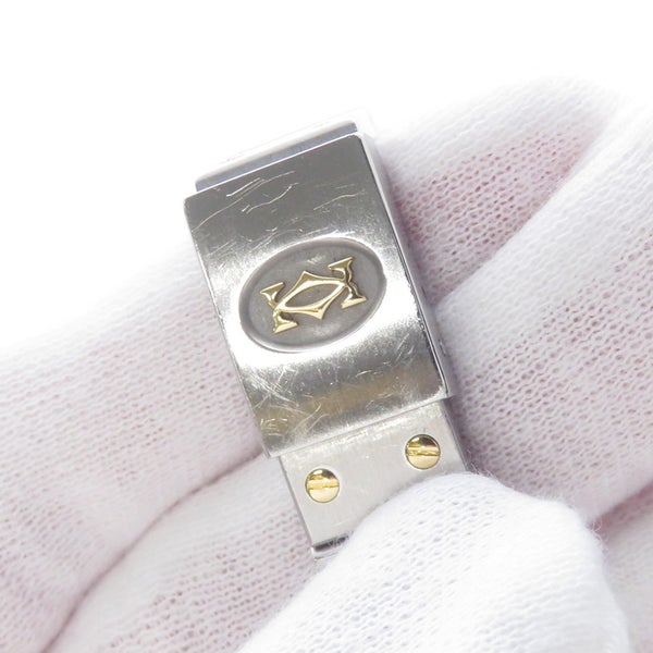 カルティエ サントスオクタゴン SM W2001683 Cartier 腕時計 アイボリー文字盤 クォーツ