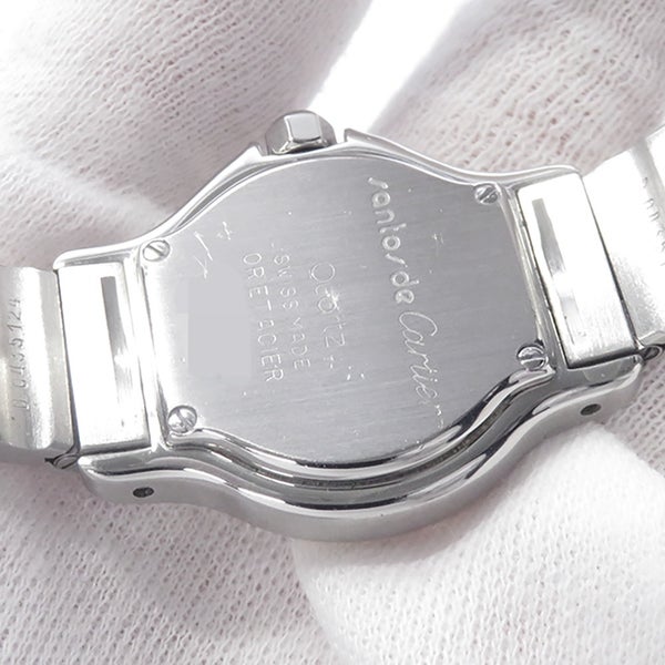カルティエ サントスオクタゴン SM W2001683 Cartier 腕時計 アイボリー文字盤 クォーツ