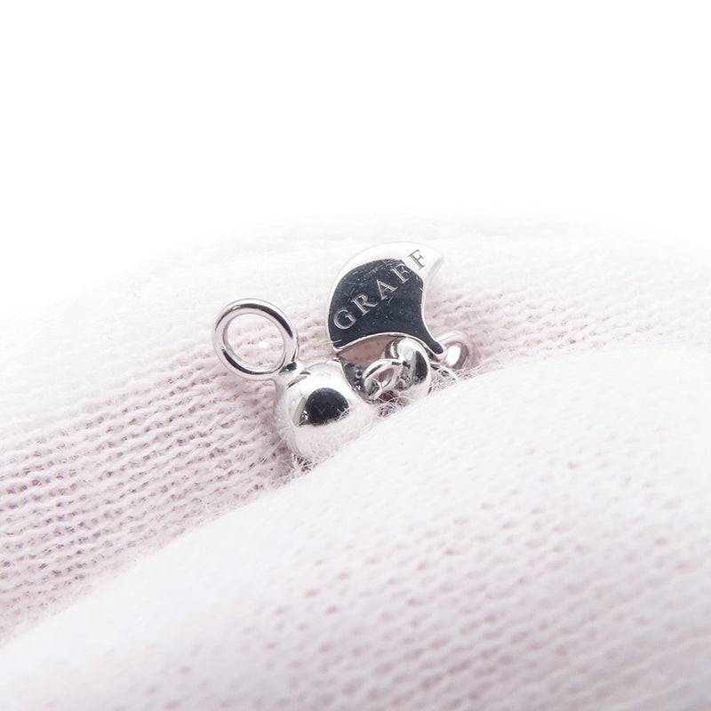 グラフ ネックレス ダブル バタフライ シルエット ダイヤモンド ペンダント ダイヤ 計0.53ct K18WGホワイトゴールド RGP745