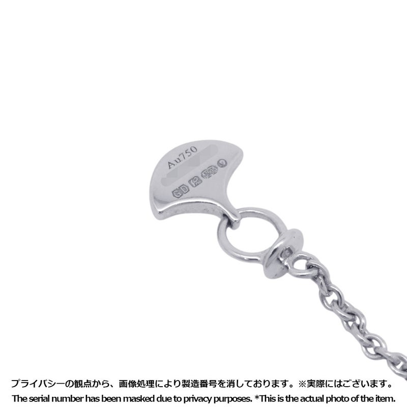 グラフ ネックレス ダブル バタフライ シルエット ダイヤモンド ペンダント ダイヤ 計0.53ct K18WGホワイトゴールド RGP745