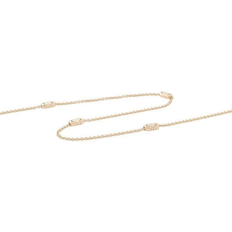 ブルガリ ネックレス パレンテシ 11モチーフ K18YGイエローゴールド BVLGARI ジュエリー