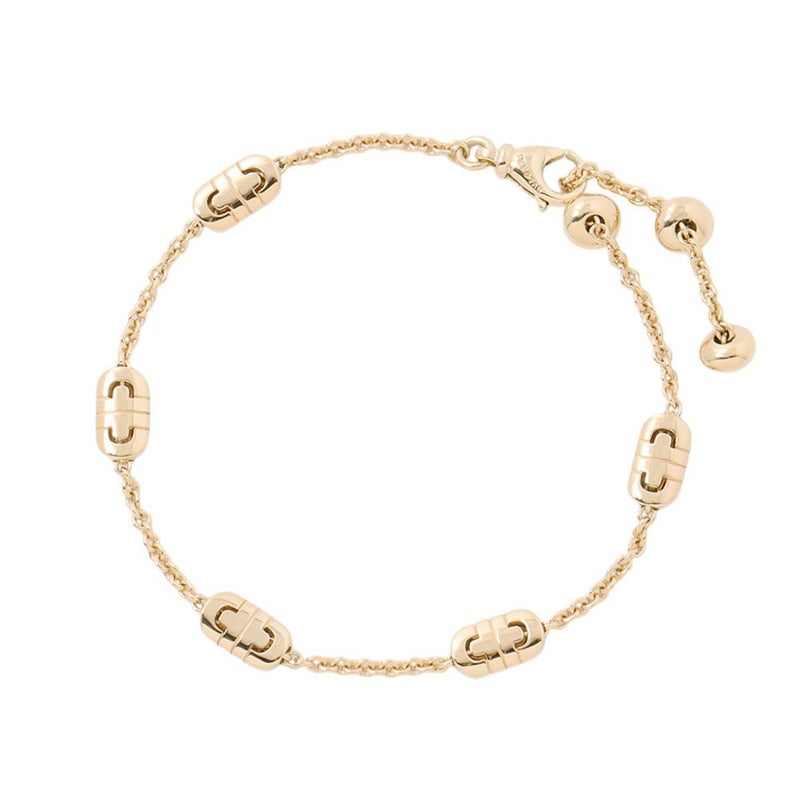 ブルガリ ブレスレット パレンテシ 5モチーフ ブレスレット K18YGイエローゴールド BVLGARI ジュエリー