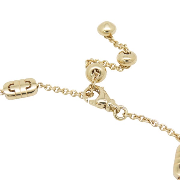 ブルガリ ブレスレット パレンテシ 5モチーフ ブレスレット K18YGイエローゴールド BVLGARI ジュエリー
