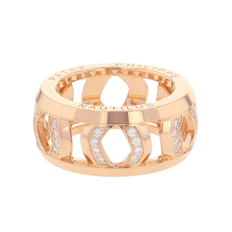 パテックフィリップ リング ノーチラス ダイヤモンド 48P 計0.4ct K18PGピンクゴールド サイズ53 275.9751/1.R4 PATEK PHILIPPE 指輪