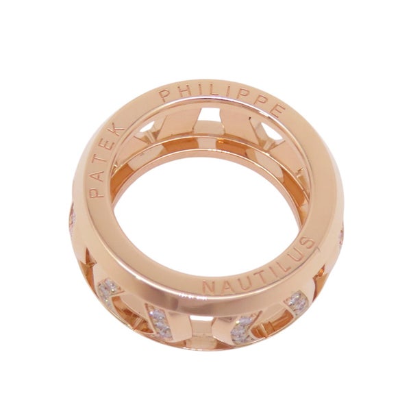パテックフィリップ リング ノーチラス ダイヤモンド 48P 計0.4ct K18PGピンクゴールド サイズ53 275.9751/1.R4 PATEK PHILIPPE 指輪